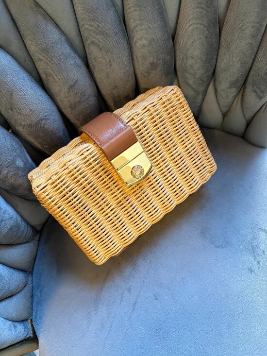 Veronica Beard Handbags - Veronica Beard Lock Box Clutch